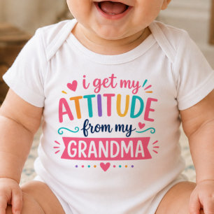 Je Tiens Mon Attitude De Grand-Mère Body