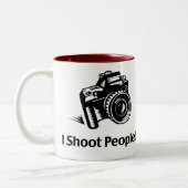 Je tire sur les gens Photographe Mug (Gauche)