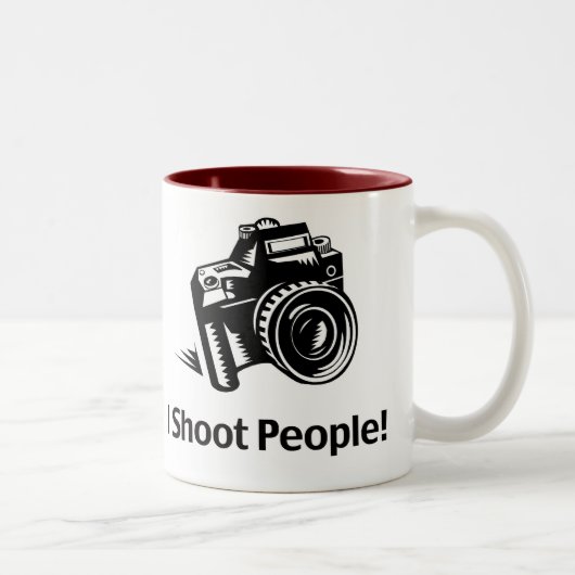 Je tire sur les gens Photographe Mug (Droit)