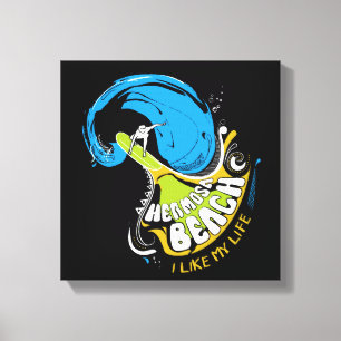 "Je toile originale aime ma vie"