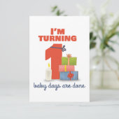 Je tourne 1 carte d'anniversaire (Debout devant)