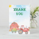 Je tractor bedankt creditcard (Staand voorkant)