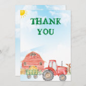 Je tractor bedankt creditcard (Voorkant / Achterkant)