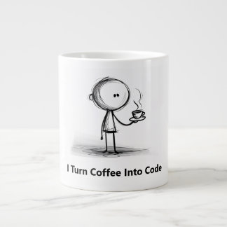 Je Transforme Le Café En Code. Drôle mug pour lui 