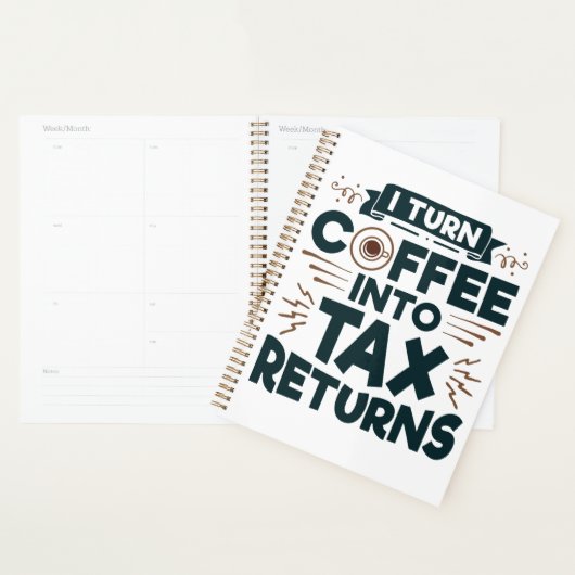 Je Transforme Le Café En Comptable Des Déclaration (Devant avec enveloppe)