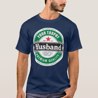 Je trofee-echtgenoot Funny getrouwd grappig cadeau T-shirt