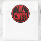 Je tue des autocollants de zombies (Sac)