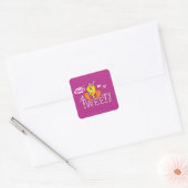 Je Tweet Vierkante Sticker (Envelop)