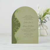 Je uitnodiging voor het huwelijk met zonnebloemen (Staand voorkant)