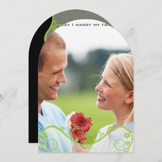 Je uitnodiging voor het huwelijk met zonnebloemen (Voorkant / Achterkant)