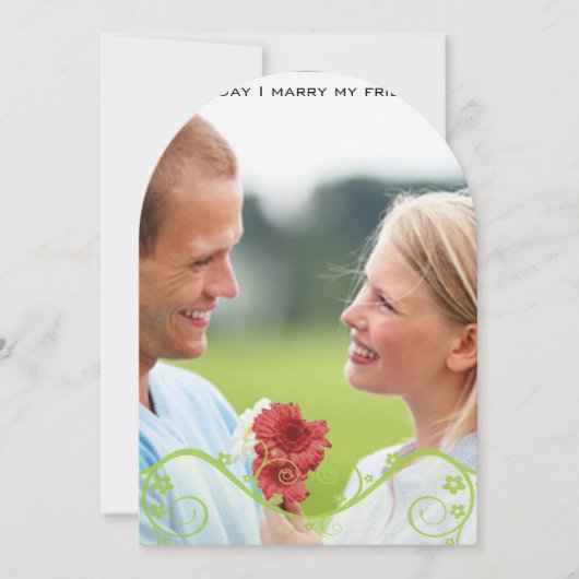 Je uitnodiging voor het huwelijk met zonnebloemen (Voorkant)