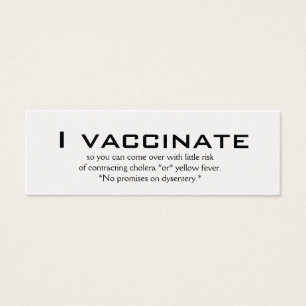 Je vaccine, ainsi vous pouvez venir avec peu de r