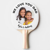 Je vader foto tafeltennisbatje (Voorkant)