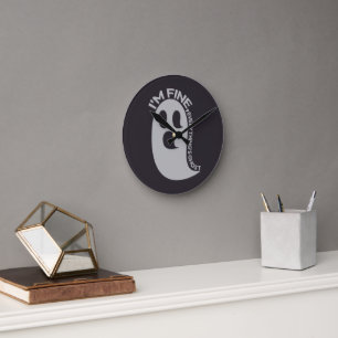 Je vais bien, tout est horloge murale fantôme