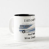 Je Vais Camping Mug À Deux Tons (Devant gauche)