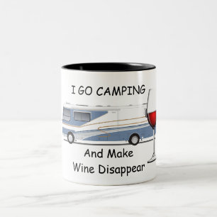 Je Vais Camping Mug À Deux Tons