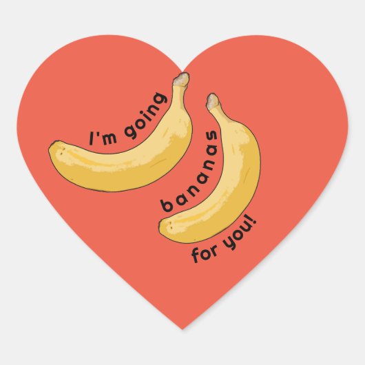 Je vais chercher des bananes pour vous Sticker (Devant)