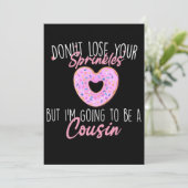 Je vais être un Cousin, Faire-part de grossesse (Debout devant)