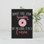 Je vais être un Cousin, Faire-part de grossesse (Debout devant)