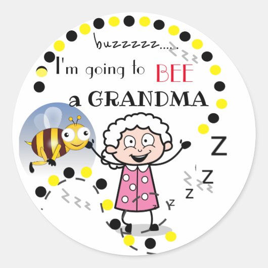 Je vais être un Sticker de grand-mère (Devant)