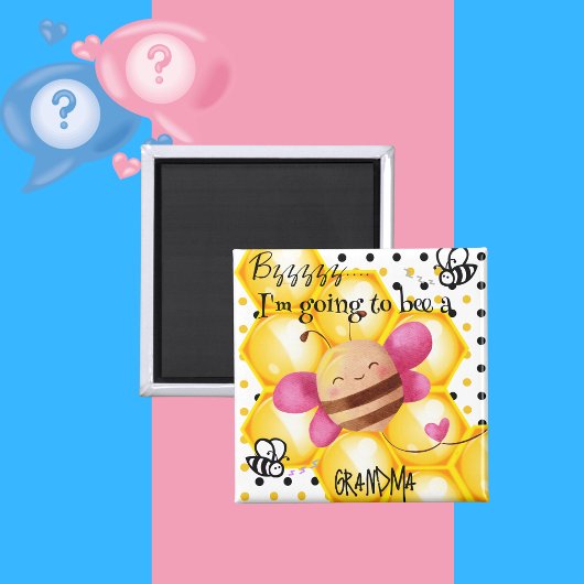 Je vais être une grand-mère Aimant personnalisé