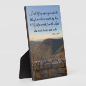 Je Vais Lever La Plaque Pslam 121 De Mes Yeux (Côté)