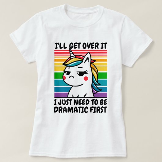 Je vais me remettre de la licorne T-shirt (Design devant)