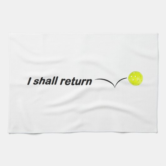 Je Vais Rendre La Serviette De Pickleball Extérieu (Horizontal)