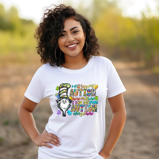 Je Vais Soutenir Le T-shirt Autisme