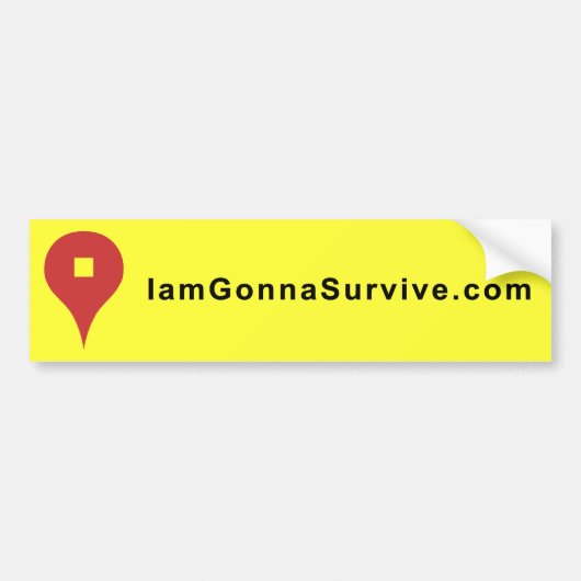 Je vais survivre à des autocollants (Devant)