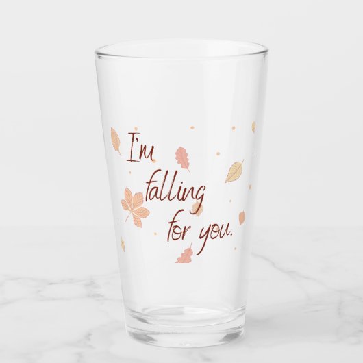 Je vais tomber pour toi en buvant du verre (Devant)