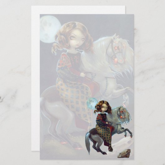 "Je Vampiri : Notte papeterie d'un Cavalla" (Devant / Derrière)