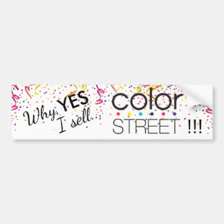 Je Vends Sticker pour pare-chocs Color Street Stre