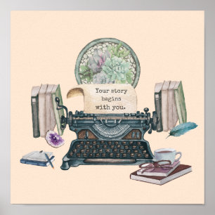 Je verhaal begint bij jou poster