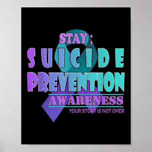 Je verhaal is nog niet voorbij Blijf Suicidepreven Poster