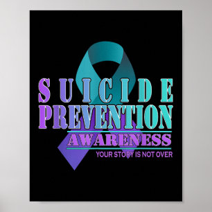 Je verhaal is nog niet voorbij Blijf Suicidepreven Poster