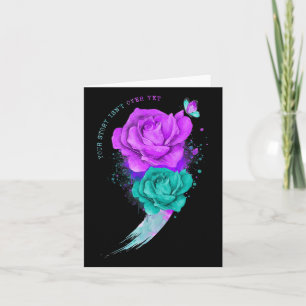 Je verhaal is nog niet voorbij semicolon Suicide P Kaart