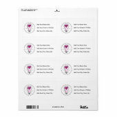 Je verlicht mijn leven etiket (Full Sheet)