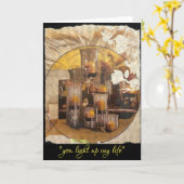 Je verlicht mijn leven kaart (Gele Bloem)