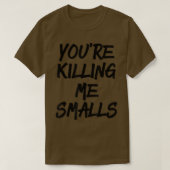 Je vermoordt me Smalls Funny Baseball T-shirt (Design voorkant)
