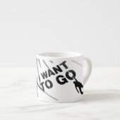 Je veux aller grande tasse de café express (Devant droit)