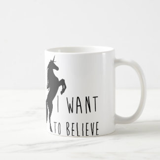 Je Veux Croire À Unicorn Mug