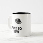 Je Veux Croire Au Café Mug (Devant gauche)