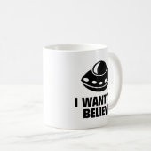 Je Veux Croire Au Café Mug (Devant droit)