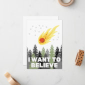 Je veux croire Carte pour notes Astéroïde (Devant/Arrière en situation)