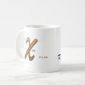 "Je veux croire" la tasse de dossiers de Chi (Devant gauche)