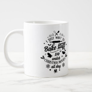 Je veux cuire /Citation de Noël/ Mug personnalisée