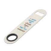 Je veux juste boire de la bière et choyer ma (Devant angulaire)