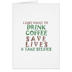 Je veux juste boire du café Sauver des vies et me 