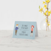 Je veux juste dire bonjour d'une carte de distance (Fleur jaune)